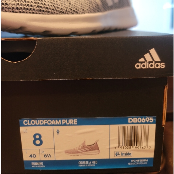 Adidas Cloudfoam Pure Shoes Size 8 - Picture 8 of 8